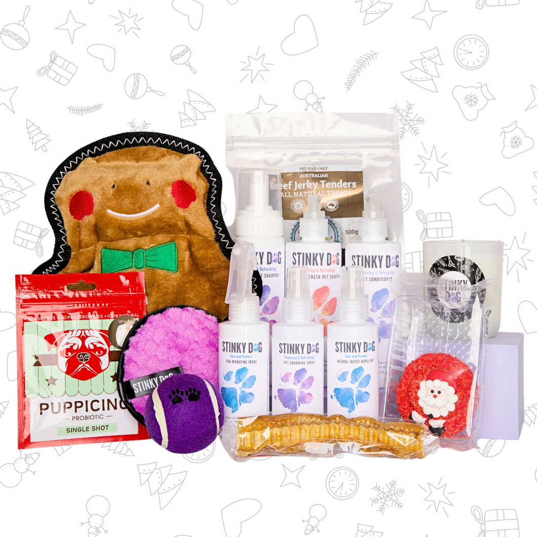CHRISTMAS GIFT PACK FOR DOGS - Gingerbread Deluxe (tough chewers)