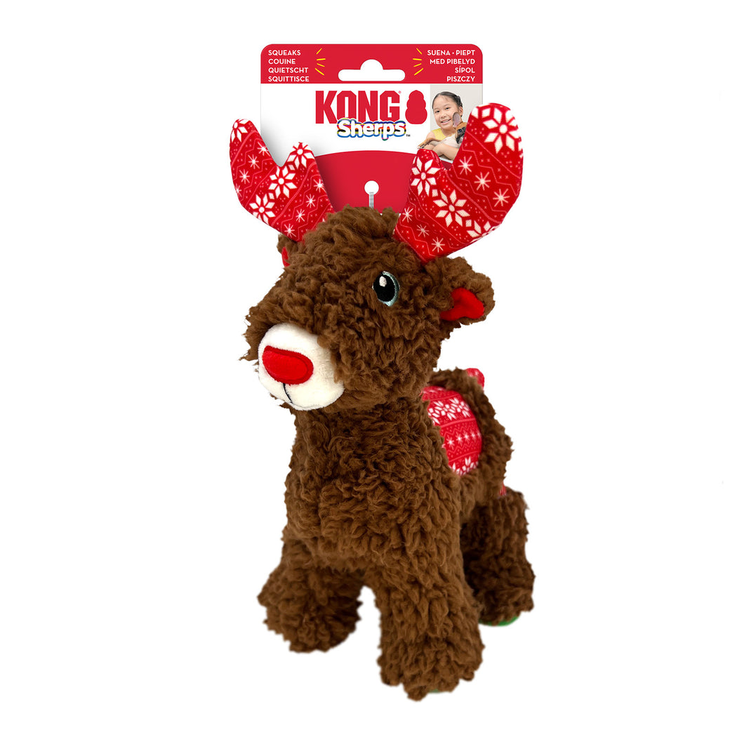 Dog Toy | KONG Holiday Sherps Reindeer - Medium